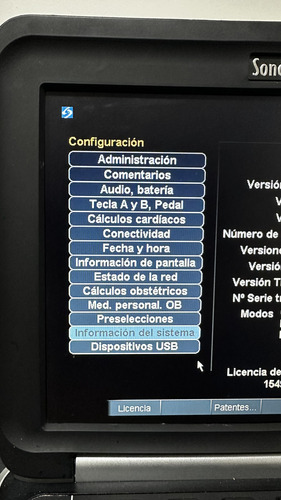 Ecógrafo Portátil Sonosite Edge / Ultrasonido