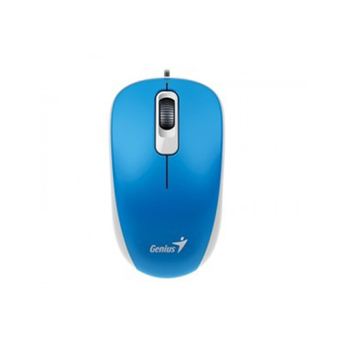 Imagen 2 de 2 de Mouse Optico Genius Dx-110 Usb Azul Zonatecno