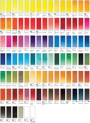 Imagen 2 de 2 de Acuarelas Profesionales Winsor Newton Pomo De 5ml Serie 4