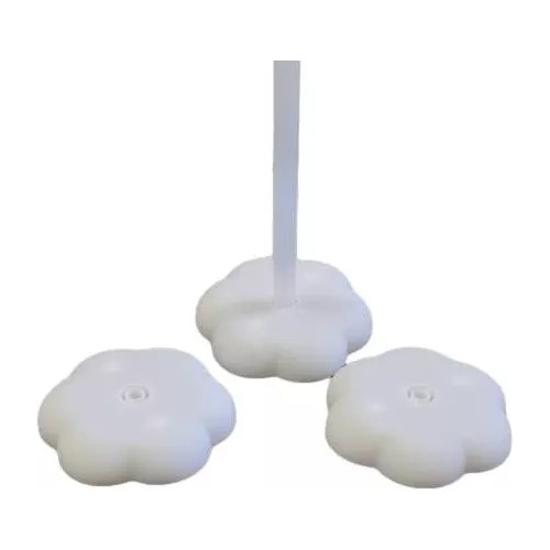 Pack 10 Base Centro De Mesa Para Globos Led