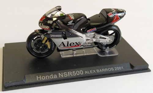 Moto Colección Escala Gp Honda Nsr500 Alex Barros 2001 1/24