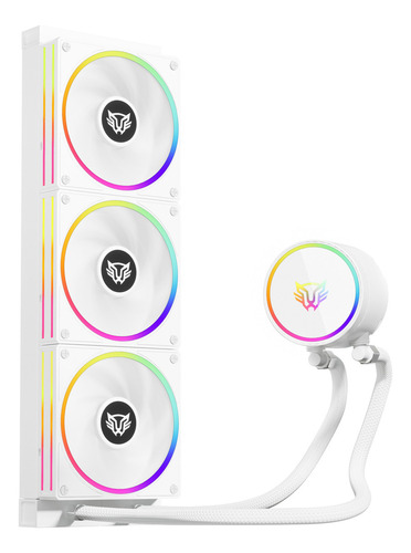 Enfriamiento Liquido 360 Hydrox Pro V2 Hx36 Rgb Tdp 300 W Led Blanco