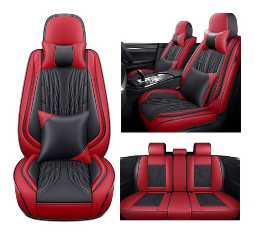 Funda Asiento Cuero Lujo Para Toyota Yaris Almohada