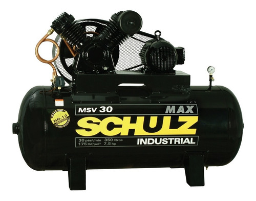 Compresor Schulz Msv 30 Max 350 Lts 7,5 Hp Brasilero