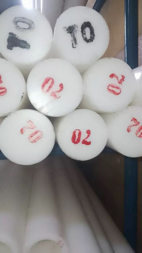 Barra De Resina Acetal Delring Diametro 50 Mm X 1 Metro