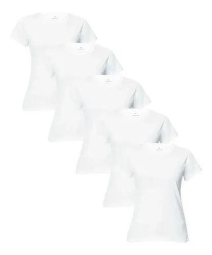 Kit 5 Camisetas Femininas Básicas Hering