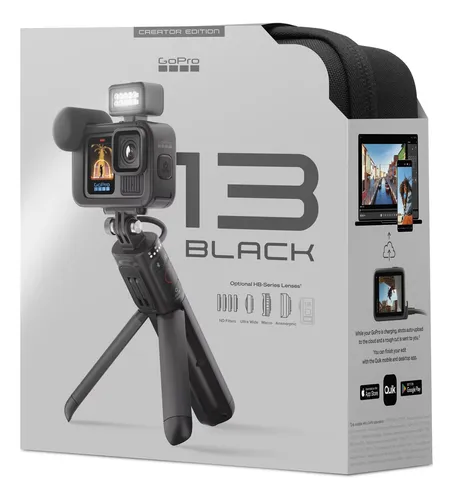 Camara Gopro Hero 13 Black Creator Edition Pack 5.3k 27mp