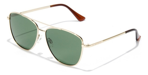 Gafas De Sol Polarizadas Hawkers Lax Hombre Y Mujer Lente Verde oscuro Varilla Marrón claro Armazón Marrón claro Diseño Mirror