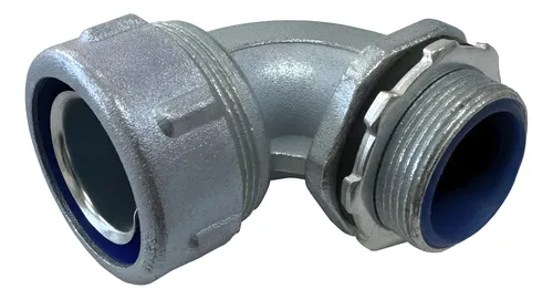 comprar (pack 10) Conector Curvo 32mm Para Flexible Metálico