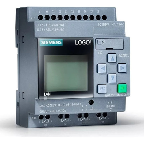 Controlador Logo Siemens V8! 12/24rce