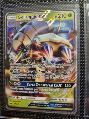Golisopod Gx Carta Pokémon Original+10 Cartas+regalos