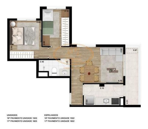 Apartamento Com 2 Dormitório(s) Localizado(a) No Bairro Centro Em São Paulo / São Paulo - 5759:910873