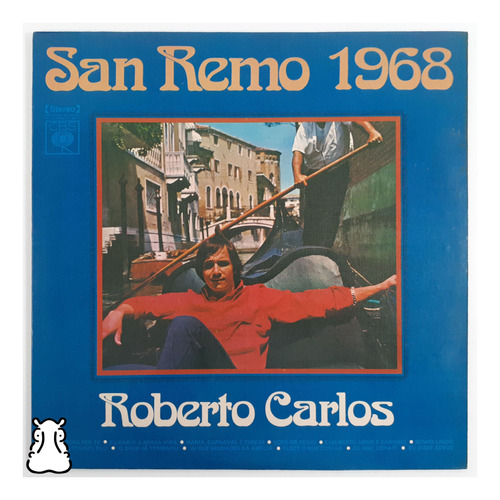 Lp Roberto Carlos San Remo 1968 Disco De Vinil