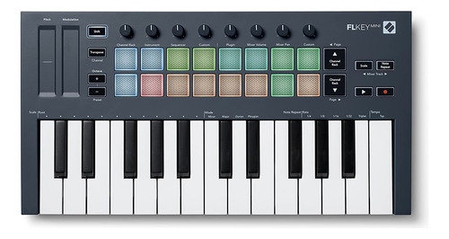 Novation Flkey Mini - Controlador De Teclado Midi Portátil