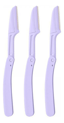 5 X 3 Maquinillas De Afeitar Plegables Para Púrpura