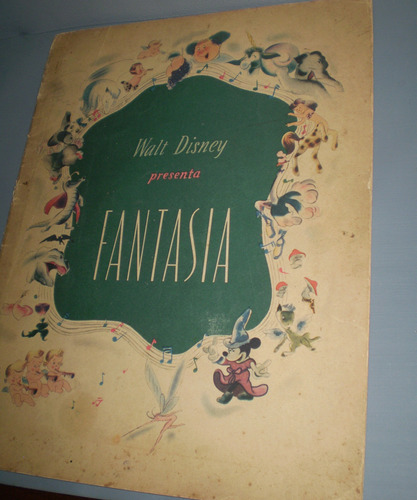 Programa Cine Disney Pelicula Fantasia 1940 Revista Mickey 