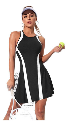 . Vestido Deportivo Ropa De Yoga Sin Espalda Tenis