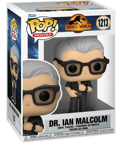 Imagen 2 de 2 de Jurassic World: Dominion Dr. Ian Malcolm Funko Pop!