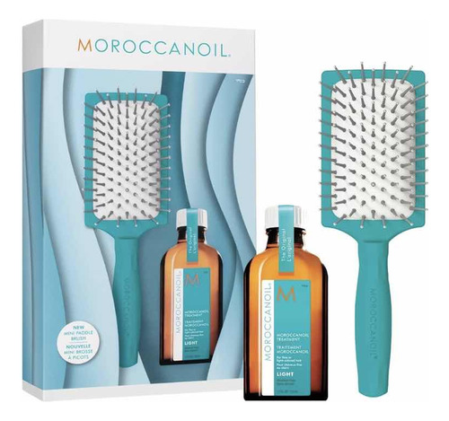 Moroccanoil Pack Cepillo Paleta Mini + Tratamiento Light 50m