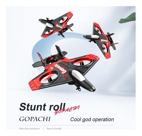 Drone Rc Stunt 2 Canales 2.4g Rc Fighter Jet 360° Stunt Flia