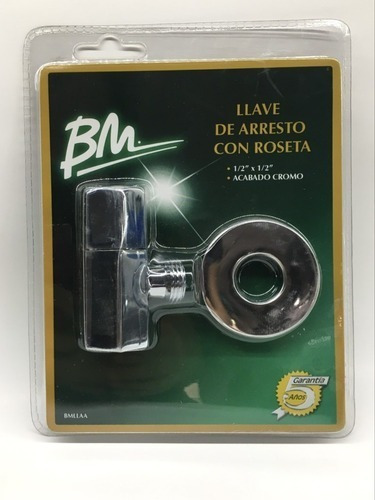 Llave De Arresto Bm Con Roseta