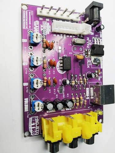 Conversor Video Rgb Games Para Video Composto Svideo Mvs/cps