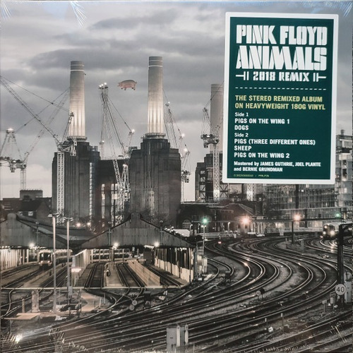 Vinilo Pink Floyd Animals (2018 Remix) Nuevo Y Sellado