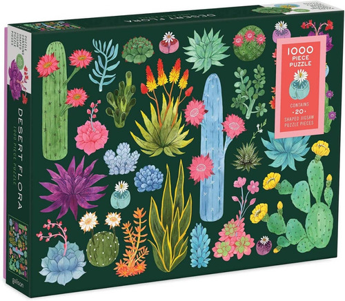 Cactus Flora Desierto Rompecabezas 1000pz Graphic Art Series | Meses sin  intereses