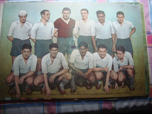 Póster Antiguo De Provincia El Gráfico 1937 Futbol