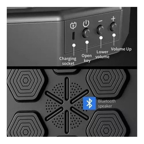 Música Electrónica Boxeo Máquina Equipo Aa Juegos Negro