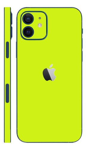 Skin Vinil Autoadherible Neon Para iPhone 12 (normal) (2x1)