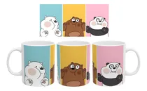 Comprar Mug Taza We Bare Bears Escandalosos | Pocillo Café Cerámica