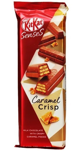 Tableta Chocolate Kitkat Senses Caramel Crisp, Pack 2x120g