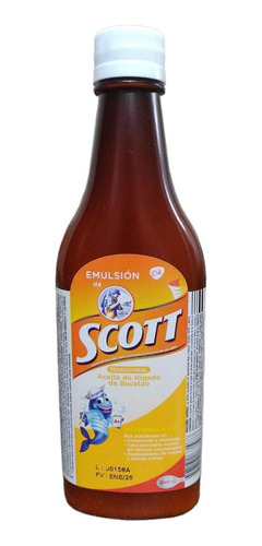 Suplemento Aceite Pescado Scott Emulsión Tradicional