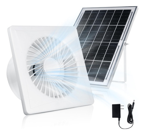 Chtoocy Ventilador De Escape Con Energia Solar Para Invernad