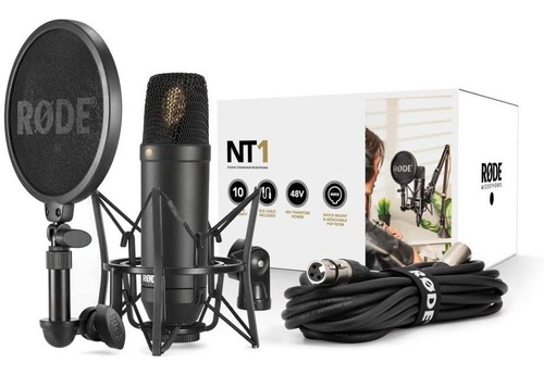 Rode Nt1 Kit Pack De Micrófono De Condensador Cardioide Xlr