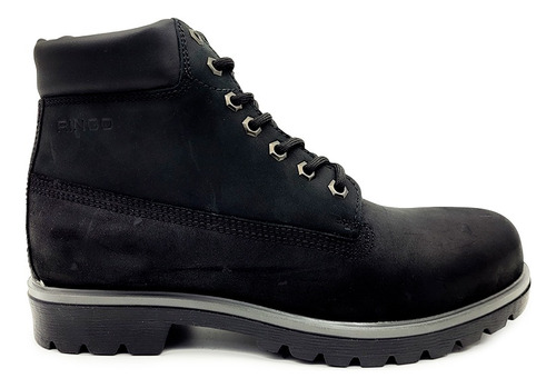 Borcegos Botas Cuero Ringo Hombre Zapatos Goma Joel 01