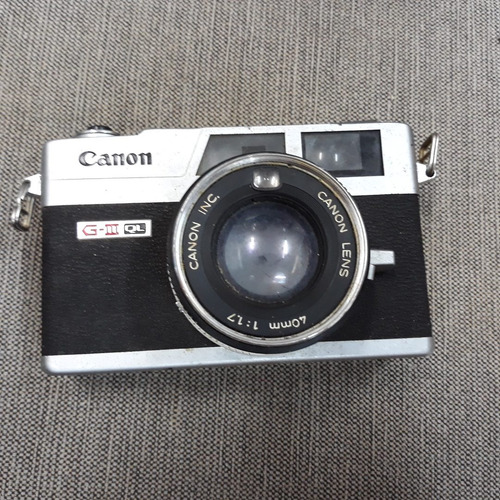 Câmera Analogica Canon Canonet Gl17 G-iii Ql 40mm Antiga