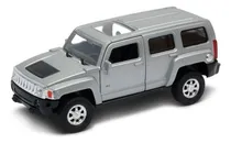 Comprar Welly Vehículo de Colección Hummer H3 Escala 1:34 Color Gris Pull Back Aberturas de Puertas Delanteras