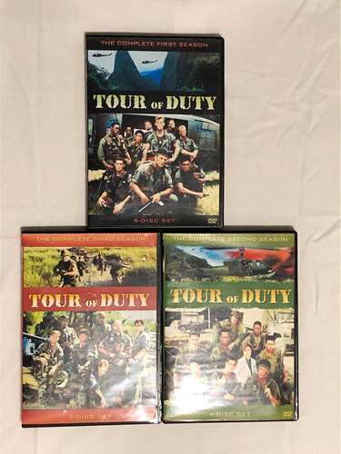 Dvds Serie Tour Of Duty - Lote X3 (temporada 1 A 3)