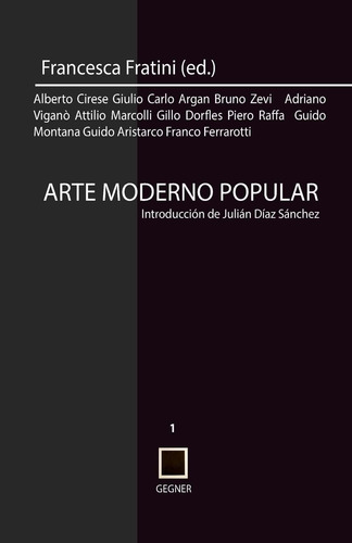 Libro: Arte Moderno Popular (gegner) (spanish Edition)