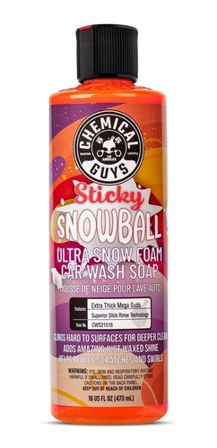 Shampoo Sticky Snowball Ultra Snow Foam Chemical Guys