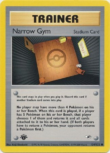Narrow Gym 124/132 Comun Pokemon Tcg