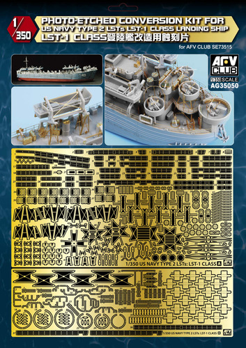 Afv Club 1 350 Pe Kit Conversion Para Us Navy Lst-1 Clase
