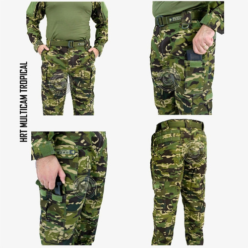 Calça Tática Militar Ripstop Multicam Tropical Hrt Dacs