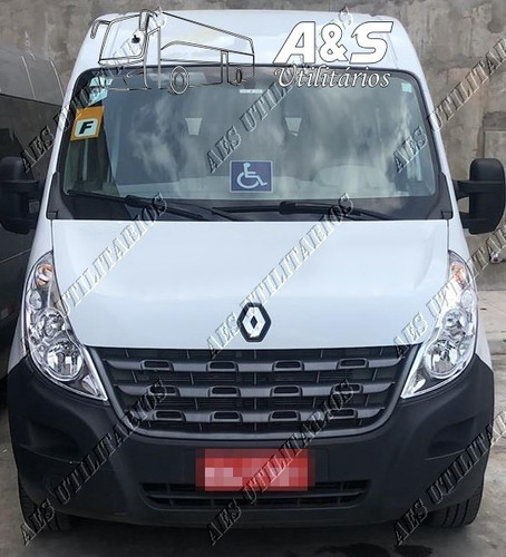 Imagem 1 de 5 de Renault Master L2h2 Ano 2014 Ar Bagageiro Alto Ais Ref 976