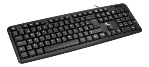 Teclado Xtk-092s Usb Qwerty Español Negro