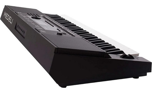 Teclado Digital Medeli M361 61 Teclas Sensitivas Usb Midi Color Negro