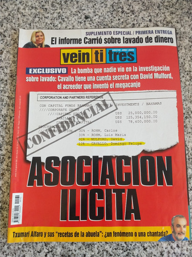 Revista Veintitres Nº 162 Del 16-08-2001 - Oferton!!