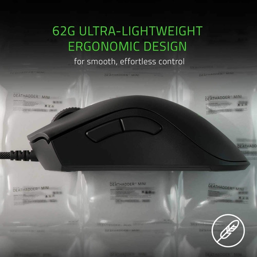 Imagen 7 de 7 de Mouse De Juego Razer Deathadder V2 Mini Negro 8k Dpi 6btns